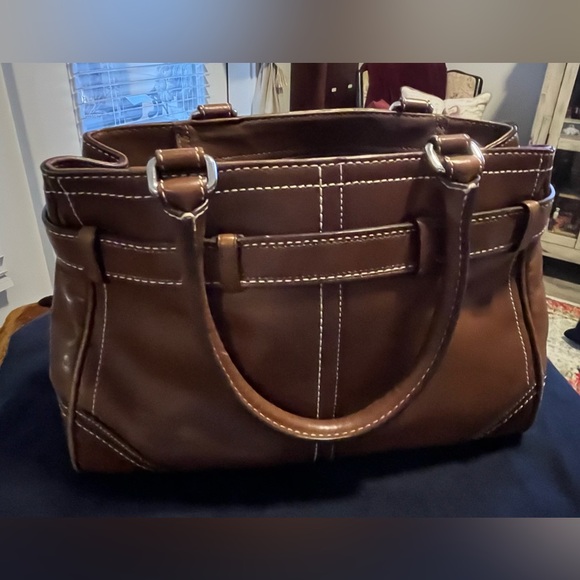 Coach Brown Leather Tote